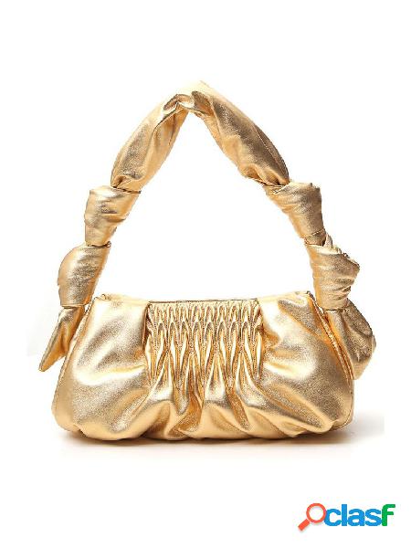 MIU MIU BORSA A SPALLA DONNA 5BF0972C9PF0522 PELLE ORO