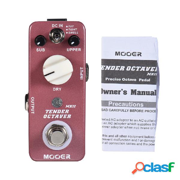 MOOER TENDER OCTAVE MKII Octave Guitar Effect Pedal 3 Modes