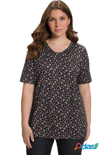 Maglia in tradizionale stile Tracht, Donna, Nero, Taglia: