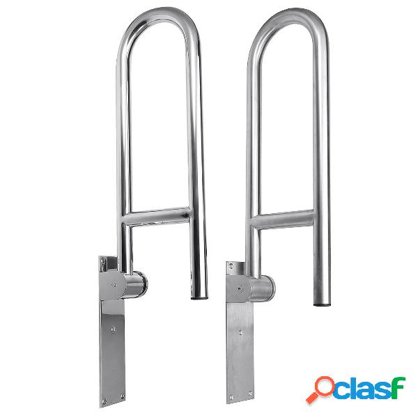 Manopole per bagno in acciaio inox con maniglione per