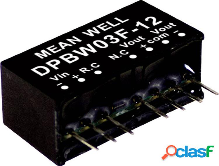 Mean Well DPBW03G-05 Modulo convertitore DC / DC 300 mA 3 W