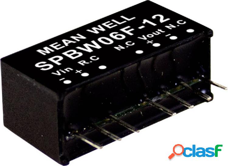Mean Well SPBW06F-03 Modulo convertitore DC / DC 1500 mA 6 W