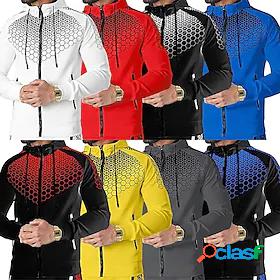 Mens 2 Piece Full Zip Casual Athleisure Tracksuit Sweatsuit