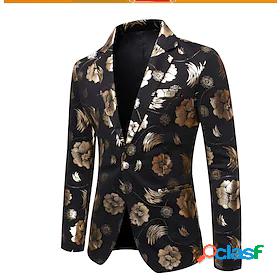 Mens Blazer Fall Winter Party Street Regular Coat Thermal