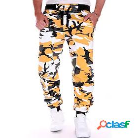 Mens Casual / Sporty Elastic Waistband Drawstring Jogger