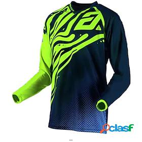 Mens Cycling Jersey Downhill Jersey Dirt Bike Jersey Long