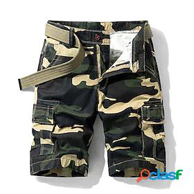 Mens Hiking Cargo Shorts Hiking Shorts Camo Military Summer