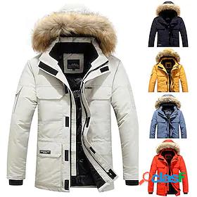 Mens Hoodie Jacket Padded Hiking jacket Military Tactical