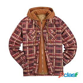 Mens Jacket Fall Winter Daily Regular Coat Thermal Warm