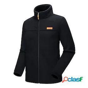 Mens Polar Fleece Fall Winter Street Daily Going out Regular