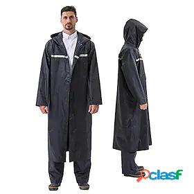 Mens Rain Poncho Waterproof Hiking Jacket Rain Jacket Summer