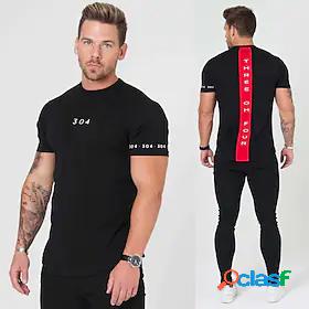 Mens Short Sleeve Workout Tops Running Shirt Tee Tshirt Top
