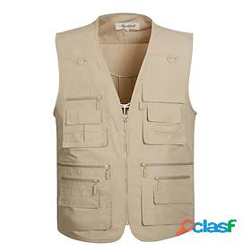 Mens Sleeveless Fishing Vest Hiking Vest Work Vest Vest /