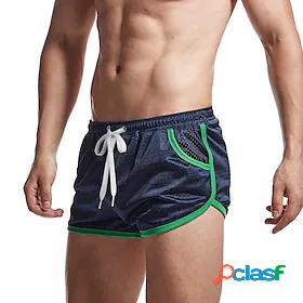 Mens Sporty Basic Drawstring Shorts Pants Micro-elastic