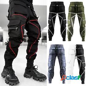 Mens Street Sweatpants Joggers Tactical Cargo Pants Bottoms