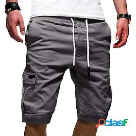 Mens Streetwear Punk Gothic Sporty Drawstring Shorts