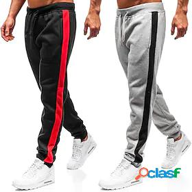 Mens Sweatpants Joggers Street Bottoms Drawstring Winter