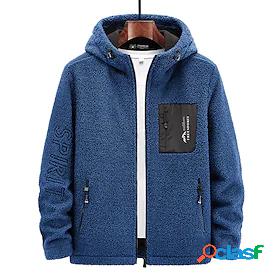 Mens Teddy Coat Fall Winter Street Daily Short Coat Thermal