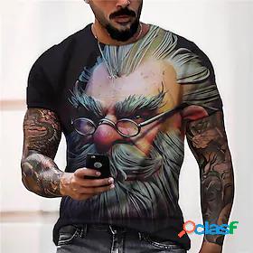 Mens Unisex Tee T shirt Shirt Graphic Prints Human face 3D
