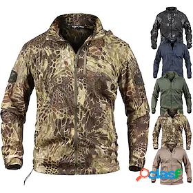 Mens Windbreaker Rain Jacket Running Skin Jacket Outdoor
