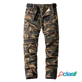 Mens Work Pants Hiking Cargo Pants 6 Pockets Tactical Pants