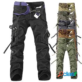 Mens Work Pants Hiking Cargo Pants Tactical Pants 10 Pockets