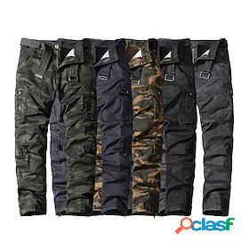 Mens Work Pants Hiking Cargo Pants Tactical Pants Camo