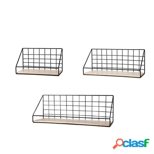 Mensola a muro Set 3 pezzi Scaffale da parete per camera da