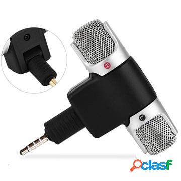 Microfono Mini Portatile per Smartphone e Tablet - 3.5mm