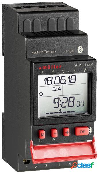 Müller SC 28.11 pro4 12V ACDC Timer per guida DIN digitale