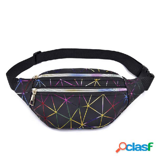 Moda casual Laser Multi-Layer PU Cellulare Storage Vita