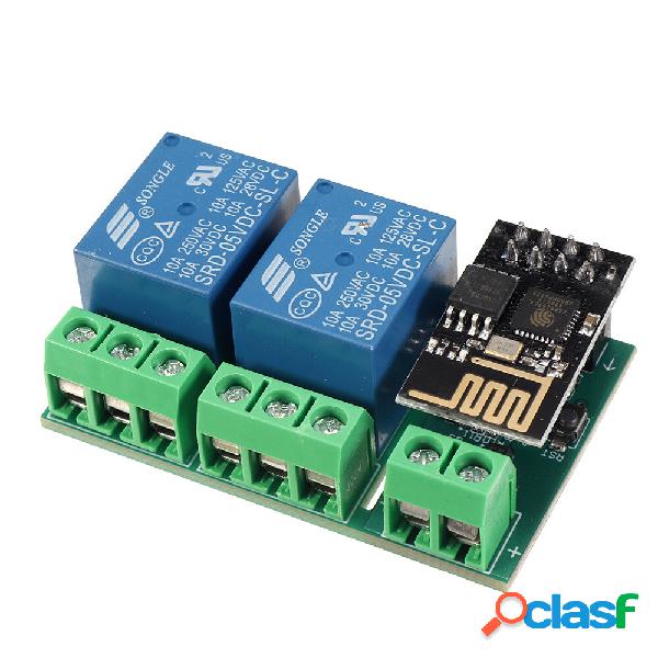 Modulo relè doppio WIFI ESP8266 ESP-01/01S