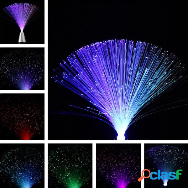Multicolore romantico LED in fibra ottica lampeggiante notte