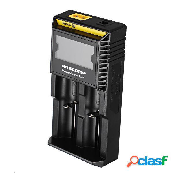 NITECORE D2 Smart Batteria Caricabatterie 18650 Dual Slot