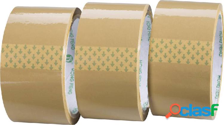 Nastro adesivo da imballaggio Conrad Components marrone (L x
