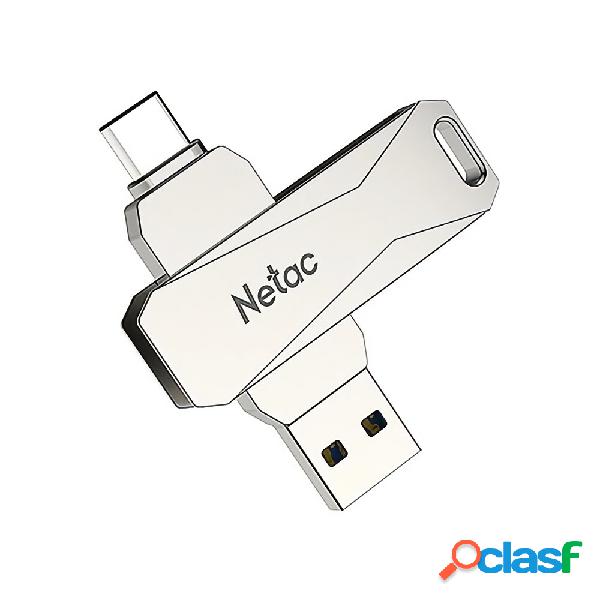 Netac U782C USB 32GB 64GB 128 GB Type-C USB doppia