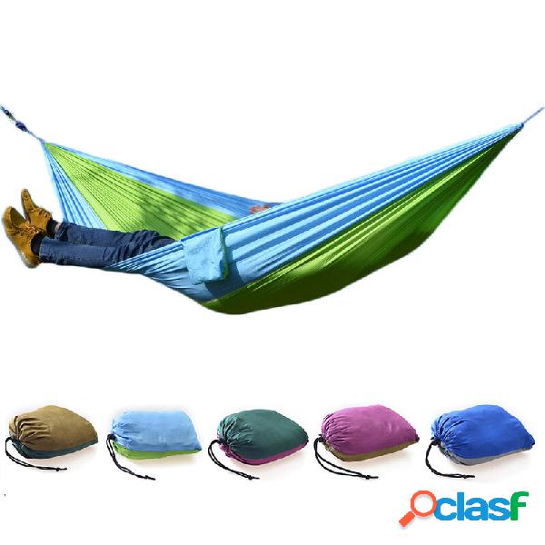 Outdoor campeggio Amaca Panno per paracadute leggero Nylon