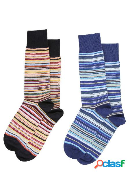 PAUL SMITH CALZE UOMO M1ASOCKA2PKM3A COTONE MULTICOLOR