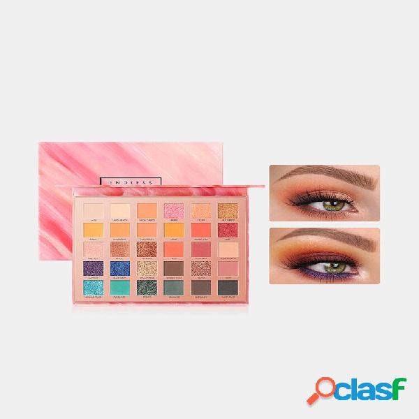 Palette di ombretti perlati con paillettes 30 colori Matte
