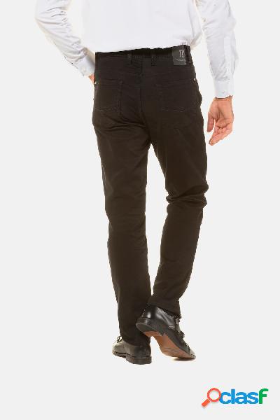 Pantaloni di twill, colorazione Superblack, cintura comoda,