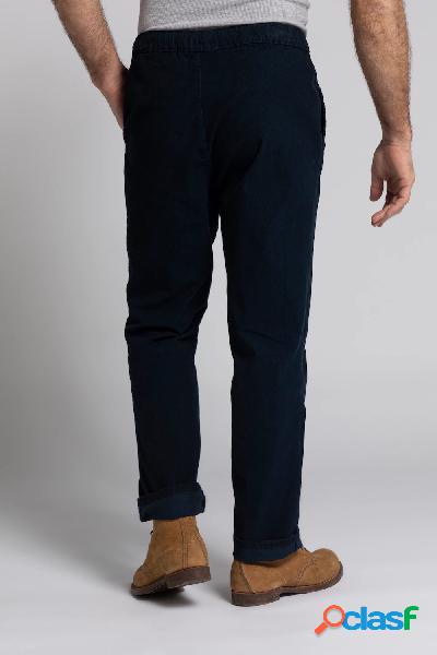 Pantaloni, velluto a coste, cintura elastica, relaxed fit,