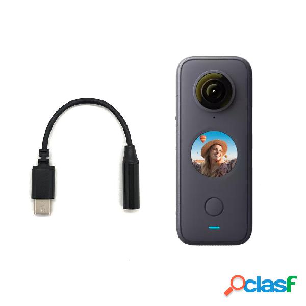 Per Insta360 ONE X2 Cavo adattatore audio da Type C a 3,5 mm