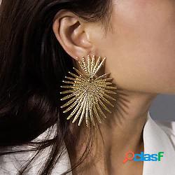 Per donna Orecchini a bottone Classico Ventilatori Moda