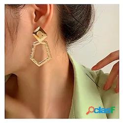 Per donna Orecchini a cerchio geometrico Amore Vintage