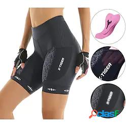 Per donna Pantaloncini imbottiti da ciclismo Estate Elastene