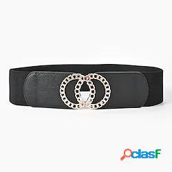 Per donna Unisex Cintura a corsetto Similpelle Fibbia con
