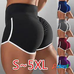 Per donna Vita alta Pantaloncini da corsa Sportivo