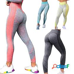 Per donna Vita alta Pantaloni da yoga Ghette Pantaloni