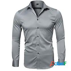 Per uomo Di base Sottile Inverno Bianco Nero Grigio Blu