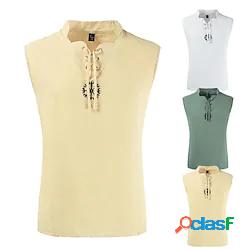 Per uomo Gilet / gilet da escursionismo Camicia Henley Gilet
